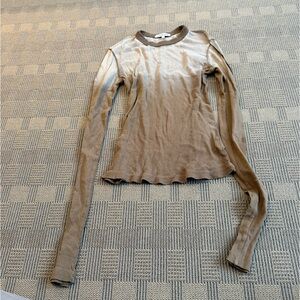 Cotton Citizen Tan Long Sleeve Top